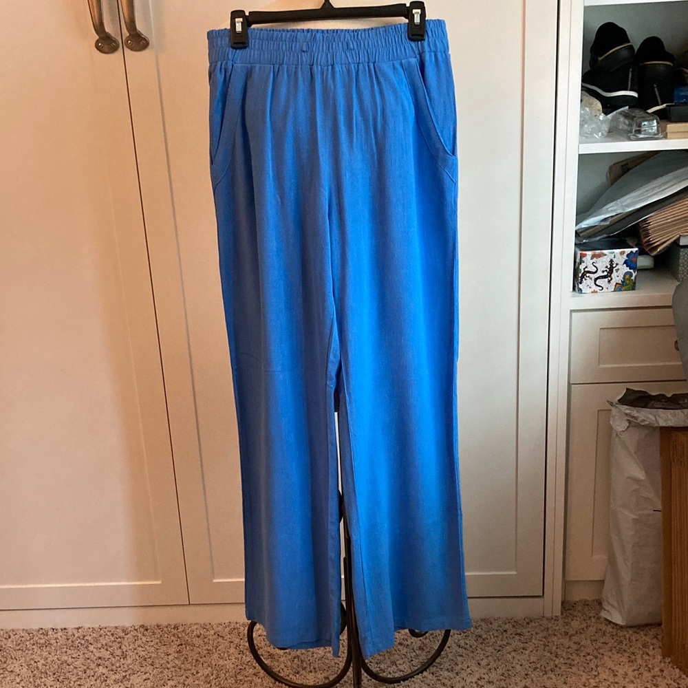 Sienna Sky high waisted wide leg casual pants